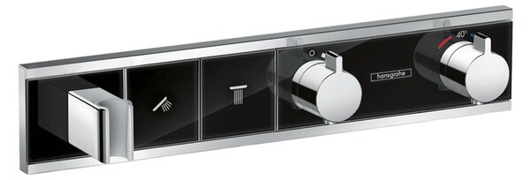 Hansgrohe RainSelect SET, černá - chrom