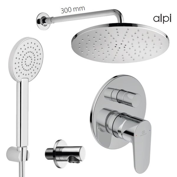 Ideal Standard Set 2 - Sprchový systém s podomítkovou pákovou baterií, komplet, Chrom IS Set 2