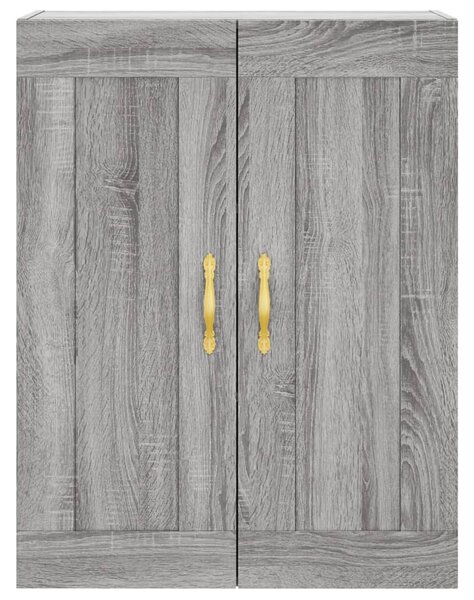 Skříň highboard šedá sonoma 69,5 x 34 x 180 cm kompozitní dřevo 3199799