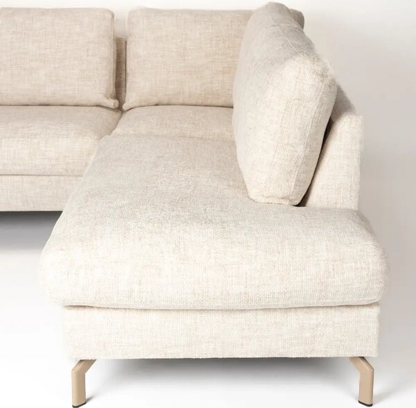 Housecraft Living Béžová rohová pohovka Glen 262 cm, pravá