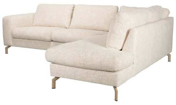 Housecraft Living Béžová rohová pohovka Glen 262 cm, pravá