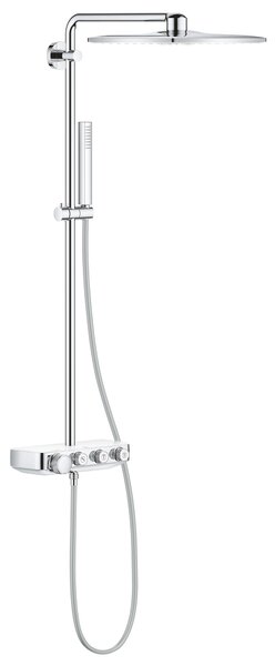 GROHE Euphoria SmartControl System 310 Cube Duo - Sprchový systém s termostatem na zeď, měsíční bílá 26508LS0