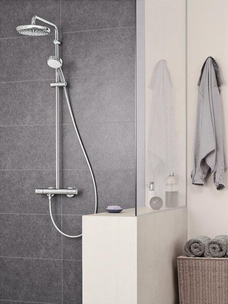 GROHE Tempesta 210 - Set s hlavovou sprchou s 1 prúdom, chróm 26408+28576
