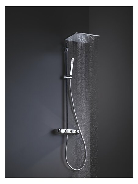 GROHE Euphoria SmartControl System 310 Cube Duo - Sprchový systém s termostatem na zeď, Chrom 26508000