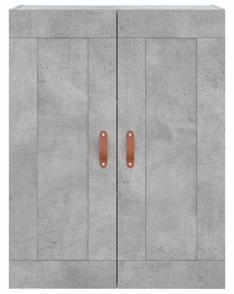 Skříň highboard betonově šedá 69,5x34x180 cm kompozitní dřevo 3199853