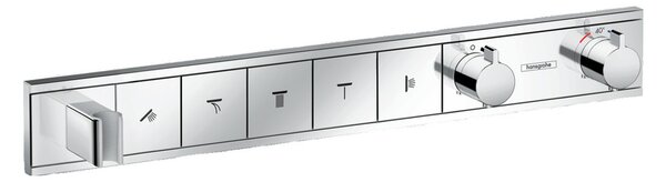 Hansgrohe RainSelect termostat pod omítku pro 5 spotřebičů, chrom 15358000