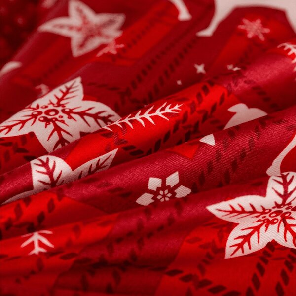 Povlečení z mikrovlákna VELVET CHRISTMAS červené Rozměr povlečení: 70 x 90 cm | 140 x 220 cm