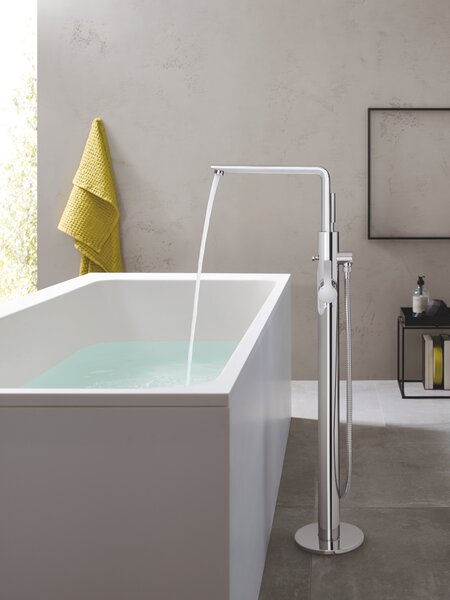 GROHE Lineare - Páková vanová baterie, DN 15, montáž do podlahy, Chrom 23792001