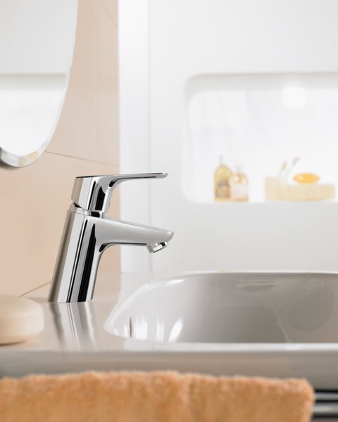 Hansgrohe Focus Páková umyvadlová baterie 70 bez odtokové soupravy, chrom 31733000