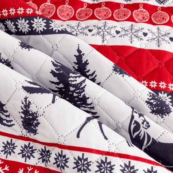 Přehoz na postel TWINKLE CHRISTMAS, barevný Rozměr: 170 x 210 cm
