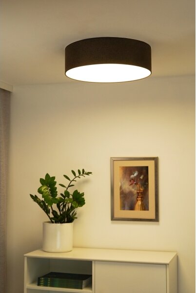 Duolla - LED Stropní svítidlo CORTINA LED/26W/230V pr. 45 cm 4000K hnědá