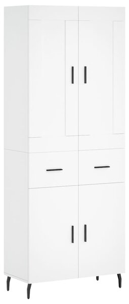 Skříň highboard bílá 69,5 x 34 x 180 cm kompozitní dřevo 3199889