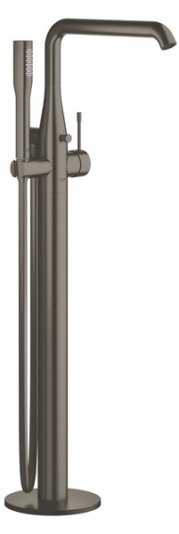 GROHE Essence - Páková vanová baterie, DN 15, montáž do podlahy, kartáčovaný Hard Graphite 23491AL1
