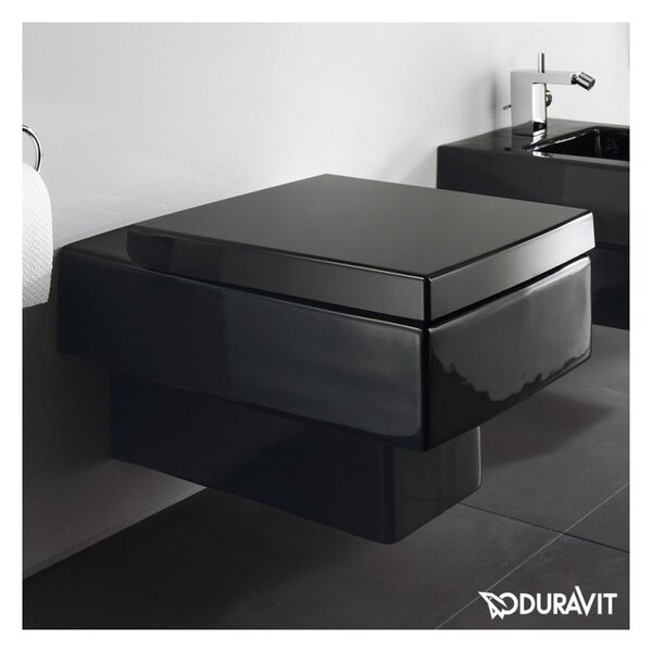 Duravit Vero - WC sedátko, SoftClose, černá 0067690800
