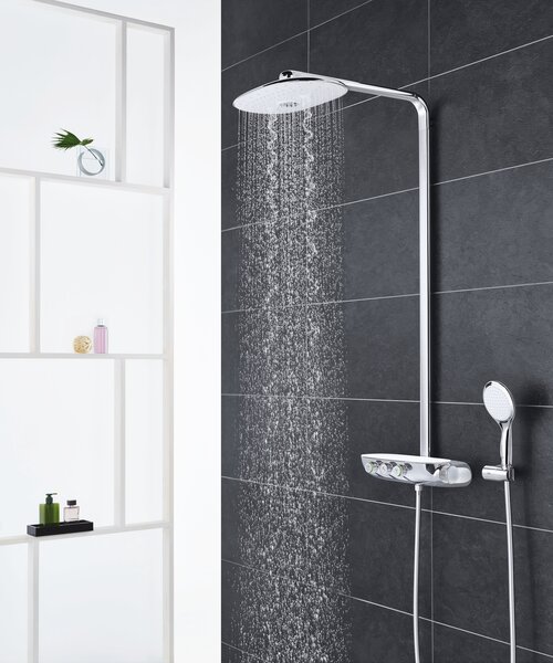 GROHE Rainshower System SmartControl Duo 360 - Sprchový systém s termostatem na zeď, měsíční bílá 26250LS0