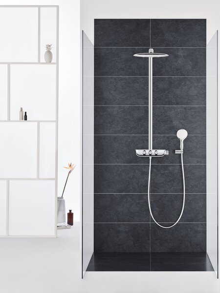 GROHE Rainshower System SmartControl Duo 360 - Sprchový systém s termostatem na zeď, měsíční bílá 26250LS0