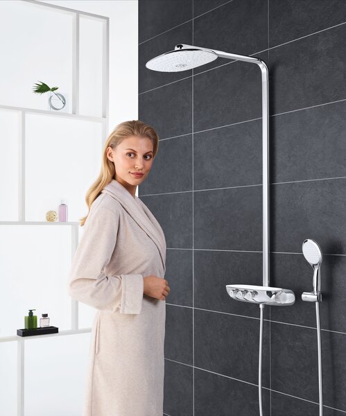 GROHE Rainshower System SmartControl Duo 360 - Sprchový systém s termostatem na zeď, měsíční bílá 26250LS0