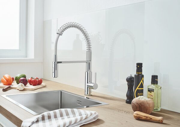 GROHE Get - Páková dřezová baterie, DN 15, Chrom 30361000