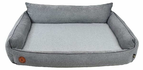 Lauren Design Pelech Rocky Orthopedic, šedý Bouclé Velikost: M (83 x 73cm)