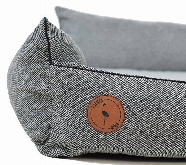 Lauren Design Pelech Rocky Orthopedic, šedý Bouclé Velikost: M (83 x 73cm)