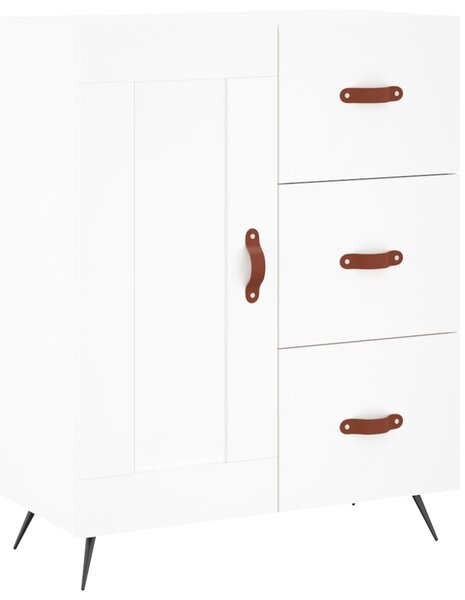 Skříň highboard bílá 69,5 x 34 x 180 cm kompozitní dřevo 3199977