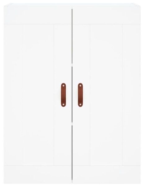 Skříň highboard bílá 69,5 x 34 x 180 cm kompozitní dřevo 3199977