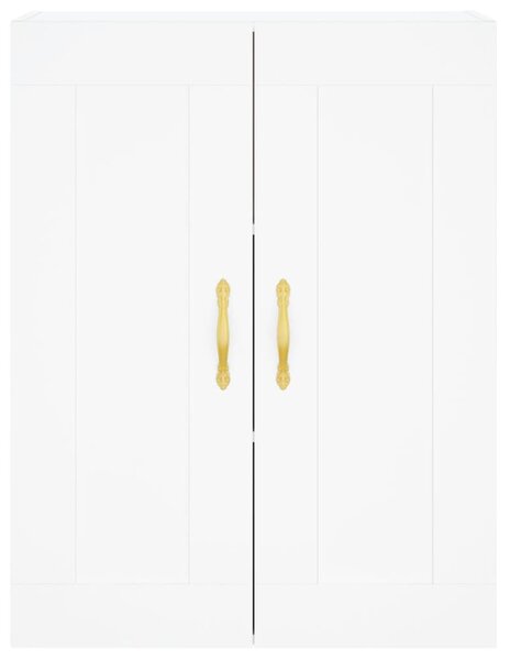 Skříň highboard bílá 69,5 x 34 x 180 cm kompozitní dřevo 3199985