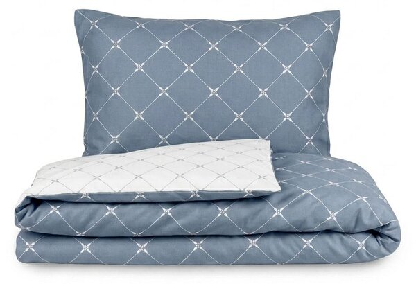 Kvalitex Bavlněné povlečení renforcé Safír modrý 1x 140/200, 1x 70/90cm