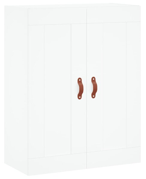 Skříň highboard bílá 69,5 x 34 x 180 cm kompozitní dřevo 3200041