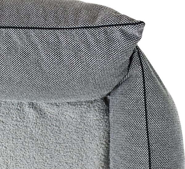 Lauren Design Pelech Rocky Orthopedic, šedý Bouclé Velikost: M (83 x 73cm)