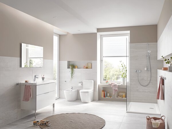 GROHE Euro Ceramic - Stojící mísa pro kombi WC, alpská bílá 39338000