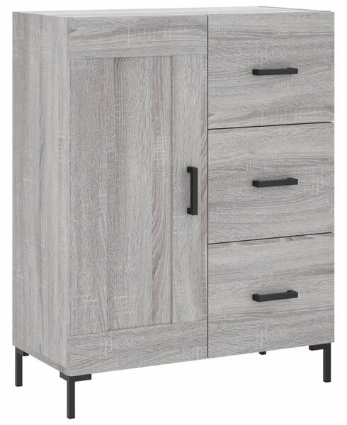 Skříň highboard šedá sonoma 69,5 x 34 x 180 cm kompozitní dřevo 3200007