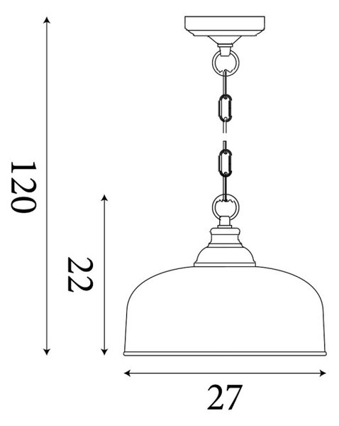 Searchlight 1682SS Závěsné svítidlo BISTRO SATIN, čiré sklo