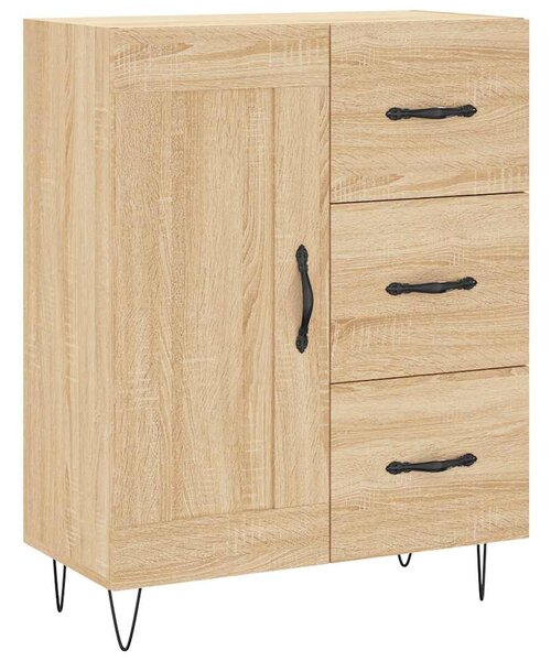 Skříň highboard dub sonoma 69,5 x 34 x 180 cm kompozitní dřevo 3200036