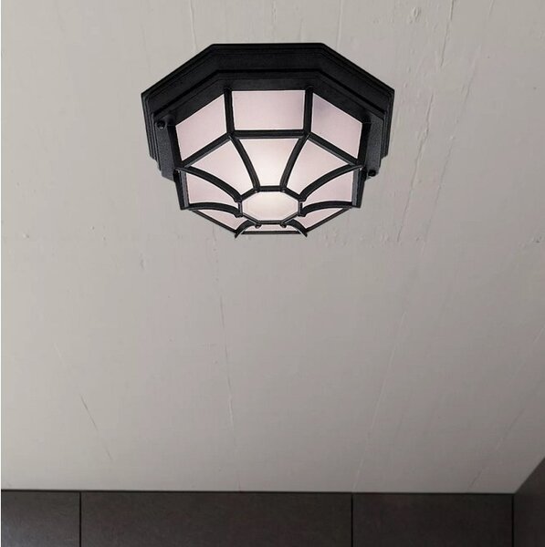 Searchlight 2942BK Stropní hliníkové svítidlo VERMONT černé IP54