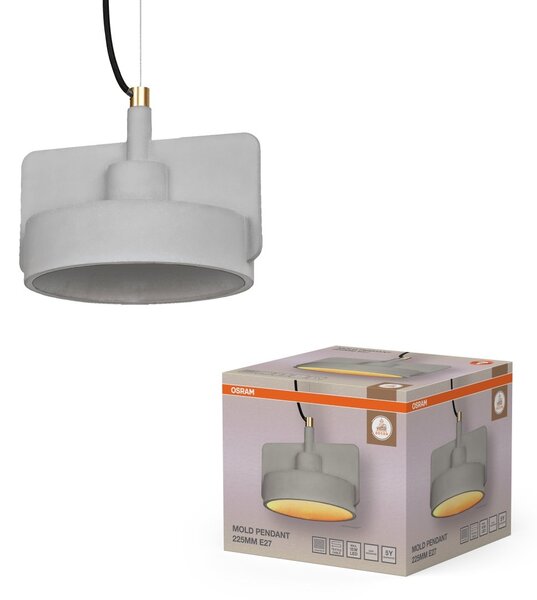 Závěsné svítidlo Decor Mold 225MM 1XE27, Tmavě šedé
