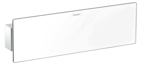 Hansgrohe FixFit - Přípojka hadice Porter 300 se sprchovým držákem a poličkou, bílá/chrom 26456400