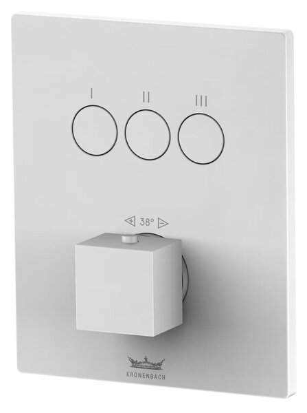 Kronenbach Smart Push vanová baterie pod omítku s termostatem bílá 19046003WM