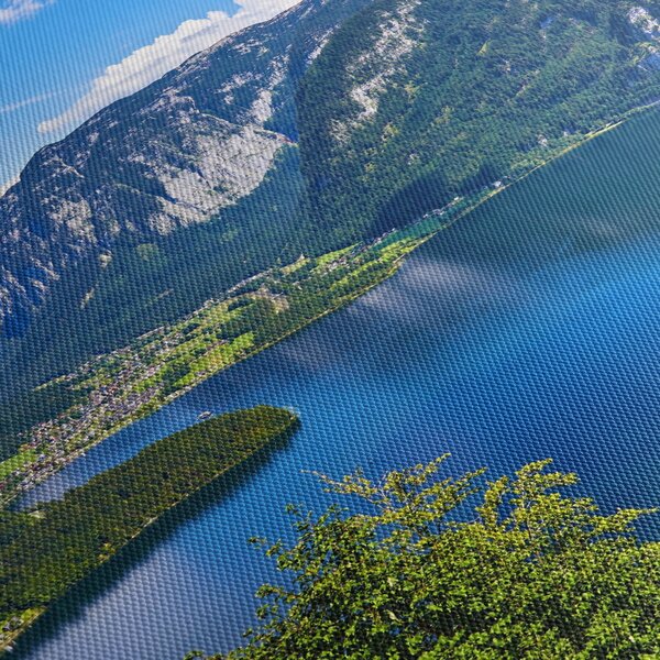 Obraz - Halštatské jezero, Hallstatt, Rakousko (30x30 cm)