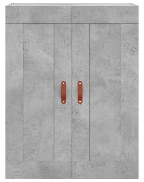 Skříň highboard betonově šedá 69,5x34x180 cm kompozitní dřevo 3200045