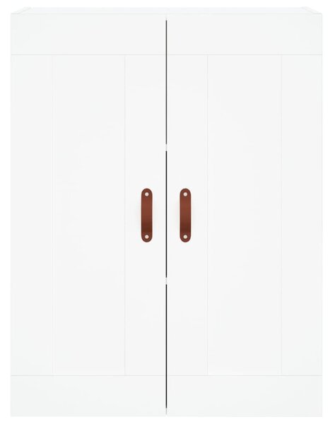 Skříň highboard bílá 69,5 x 34 x 180 cm kompozitní dřevo 3200041