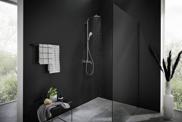Hansgrohe Crometta S Showerpipe 240 1jet s pákovou baterií, chrom 27269000