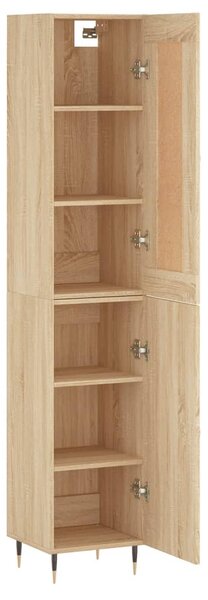 Skříň highboard dub sonoma 34,5 x 34 x 180 cm kompozitní dřevo 3200116