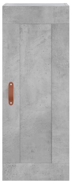 Skříň highboard betonově šedá 34,5x34x180 cm kompozitní dřevo 3200109