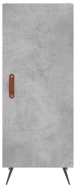 Skříň highboard betonově šedá 34,5x34x180 cm kompozitní dřevo 3200109