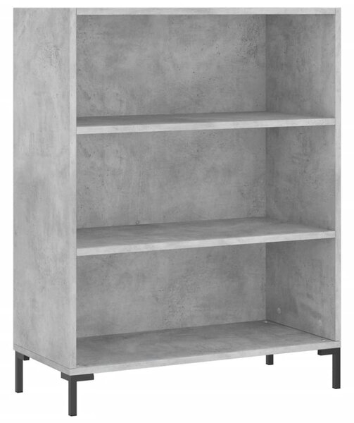 Skříň highboard betonově šedá 69,5x34x180 cm kompozitní dřevo 3200069