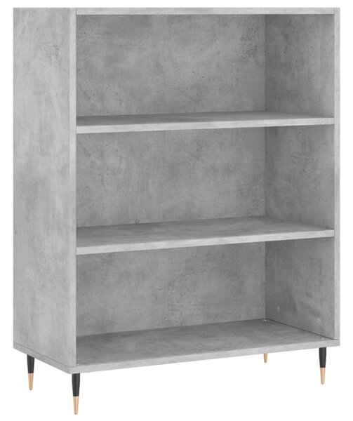 Skříň highboard betonově šedá 69,5x34x180 cm kompozitní dřevo 3200053