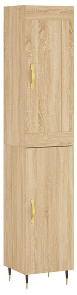 Skříň highboard dub sonoma 34,5 x 34 x 180 cm kompozitní dřevo 3200116