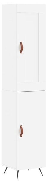 Skříň highboard bílá 34,5 x 34 x 180 cm kompozitní dřevo 3200105