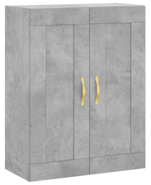 Skříň highboard betonově šedá 69,5x34x180 cm kompozitní dřevo 3200053